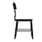 Flash Furniture Jackson Commercial Grade Rustic Black Industrial Wood Dining Chair, 2PK 2-XU-DG-W0236-BLK-GG - alternate 9